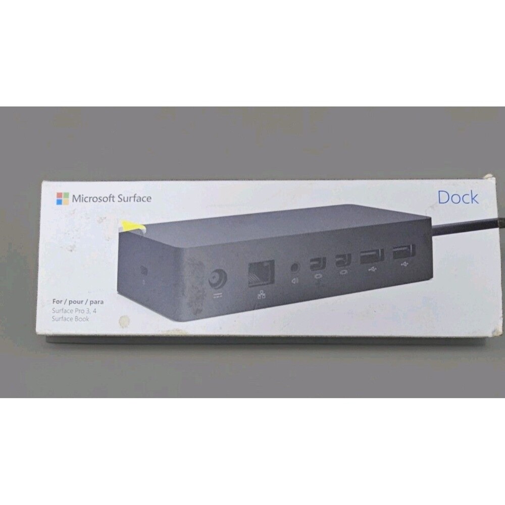 Microsoft 1661 Docking Station for Surface Pro 3 & 4 Model - Black